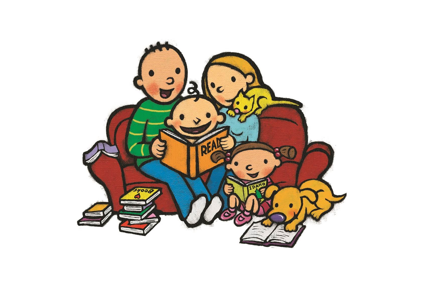 family literacy clipart - photo #2
