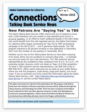 Connections Newsletter Cover Page Image