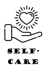 cover of a zine, with a hand holding a heart with the words 