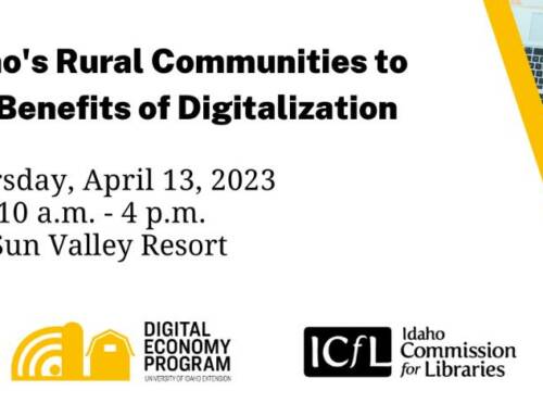 Register now: Readying Idaho’s Rural Communities to Capture the Benefits of Digitalization