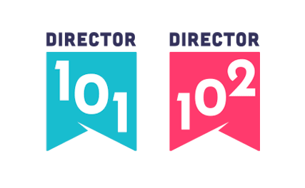 Director 101 and 102 logos