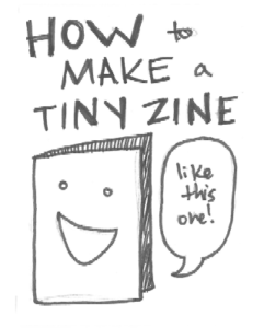 how to make a tiny zine
